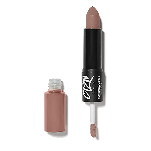 CTZN Cosmetics - Nudiversal Lip Duo Lipstick + Lip Gloss | Vegan, Cruelty-Free, Inclusive Beauty (Shade 10: Ibiza)