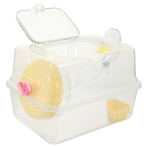 PEPLAYTAL Hamster Nursery Cage with Portable Travel Carrier for Hamsters Chinchillas and Pets Lightweight Spacious Design for
