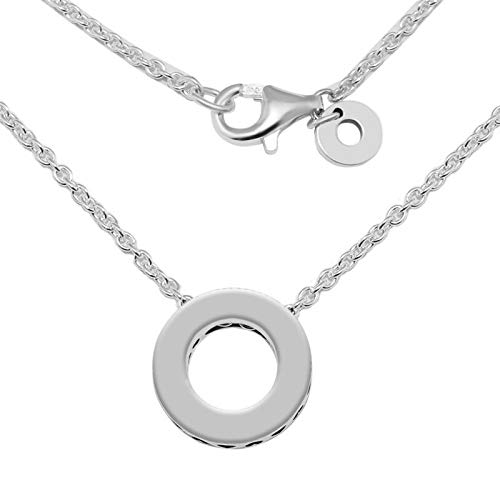 LLXYWJ Klare Herzen Kleine Hohle Runde Anhänger Halsketten Für Frauen 100% 925 Sterling Silber Kette Halsketten Schmuck Choker Halskette