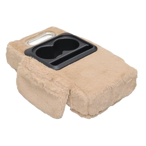 車用アームレストカバー,プラッシュクッションデコレーション | ビークル アームレスト パッド | インテリア用 トラック 自動車 SUV センターコンソール 冬用車両