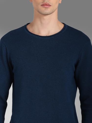 Image of HIGH STAR Men's HSMSWW23106RDNF LY Long Sleeves Regular Fit Sweater
