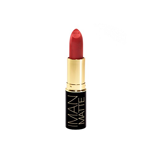 IMAN Cosmetics Matte Lipstick, Red, Vice