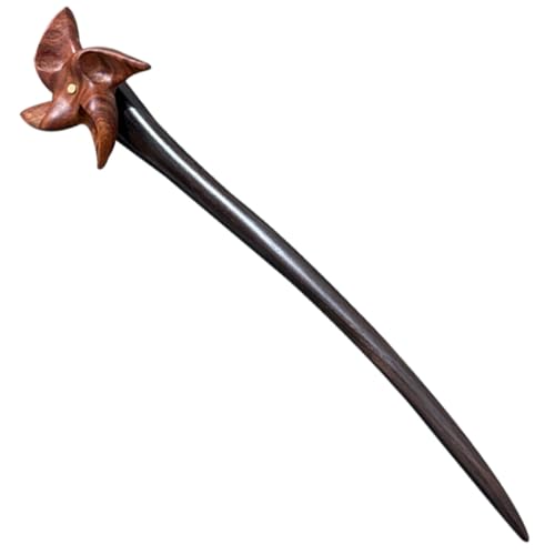 PAMINGONO 黒檀 ヘアピン ヘック ヘア 箸 ヘアアクセサリー 女の子向け ヘア おだんご アクセサリー ヘア おだんご ホルダー 中国製 ヘア フォーク 中国製 ヘア アクセサリー 7女性向