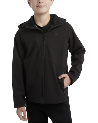 Spyder Boys Soft Shell Jacket - Lightweight Fleece Lined Water and Wind Resistant Windbreaker Jacket for Boys (Sizes: 8-20)2