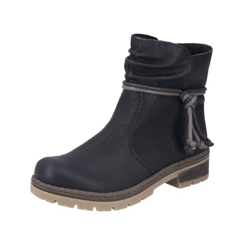Rieker Damen Y7463 Mode-Stiefel, schwarz 00, 40 EU