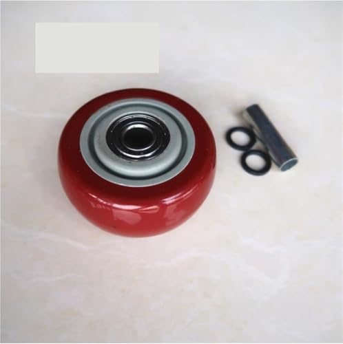 Ruota singola con rotelle a doppio asse da 3 pollici di medie dimensioni da 1 pezzo resistente all'usura