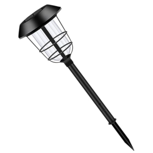 Kisangel 1Pieza Luz De Jardín LED Solar De Lámpara De Decorativa Hueca Para Exterior Iluminación De Jardín y Patio Colores Surtidos