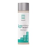Touch Keratosis Pilaris & Acne Exfoliating Body Wash Cleanser - KP Treatment with 15% Glycolic Acid, 2% Salicylic Acid, & Hyaluronic Acid - Smooths Rough & Bumpy Skin - Gets Rid Of Redness, 8 Ounce