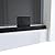 DreamLine Mirage-X 44-48 in. W x 72 in. H Frameless Sliding Shower Door in Matte Black
