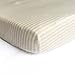 SheetWorld Baby Fitted Cradle Sheet 18 x 36 inches, 100% Cotton Jersey Hypoallergenic Sheet, Unisex Boy Girl, Beige Stripes, Made in USA