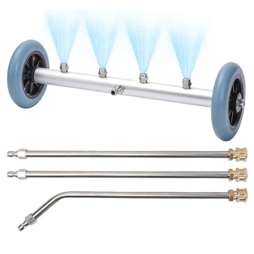16 Inch Undercarriage Pressure Washer Attachment, Pressure Washer Undercarriage Cleaner, Under Car...