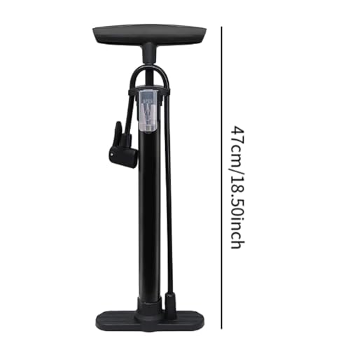 Vaveren Bike Floor Pump Bikes Pump Hand Air Pump Portable Aluminum Multifunctional Tire Inflator for Inflatables Balls Sports Balloon