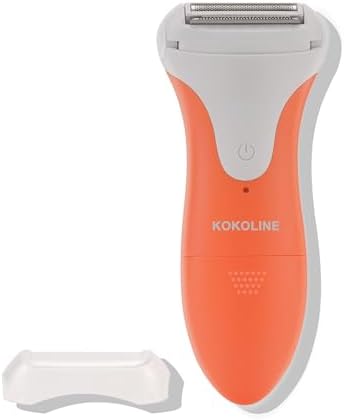 Women's Electric Shaver & Trimmer,Wet Electric Dry Razor for Legs,Bikini, Underarms, Hypoallergenic Foil Shaver with Bikini Trimmer,Cordless Waterproof for Shower Travel Gift,orange/pk8u