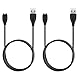 USB Ladekabel für Garmin Vivoactive 5 4 4S, 2 Stuck ladekabel fur Garmin Venu 2 2S 3 SQ Forerunner 5 245 265 935 945 Instinct 3 Fenix 7 Pro 7S 7X 7X Pro Vivomove 3 3S Sport Approach S60 S10/12 S40/42