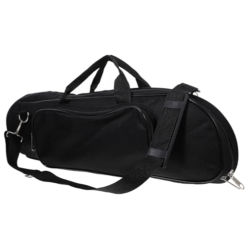 Hemoton Portable Trumpet Carrying Bag Shoulder Strap Durable Oxford Material Case