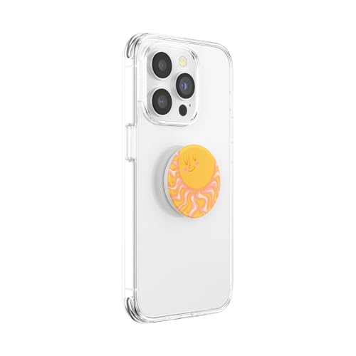 Image of PopSockets Adhesive Phone Grip, Holder, Phone Stand, Yellow - Sunny Groove
