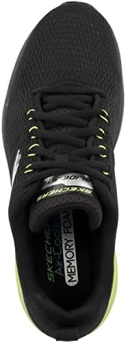 Skechers Men's Glide Step Sport Wave Heat Lace-up Sneaker Oxford, Black, 9.5 | Image 1