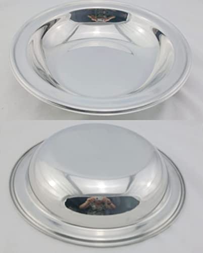 hyywmgx Runder Chafing Dish aus Edelstahl in voller Größe, Chafers und Buffetwärmer-Sets mit Essenspfanne, Rahmen… – Bild 5