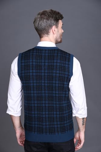 Image of GODFREY Half Sweater for Man Winter Pullover - Sleeveless Men Sweaters