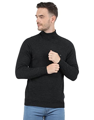 Image of Monte Carlo Men Wool High Neck Pullover Sweater
