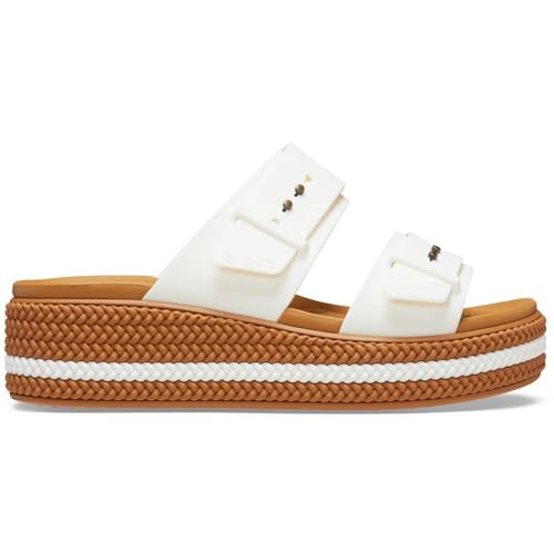 Image of Crocs Women's Brooklyn Buckle Low Wedges