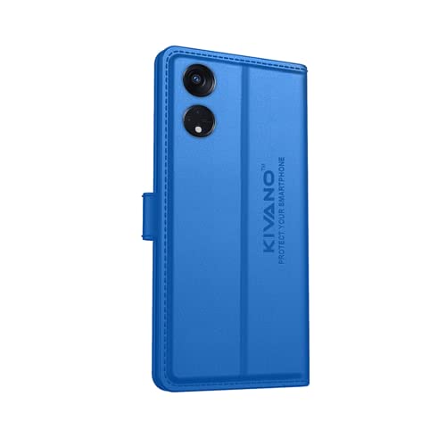 Image of Compatible with Oppo Reno 8T 5G Flip Cover | Leather Finish | Inside Pockets & Inbuilt Stand | Shockproof Wallet Style Magnetic Closure Back Cover Case