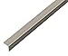 Produktbild Alberts 488741 Winkelprofil | selbstklebend | Aluminium, edelstahldesign, dunkel | 1000 x 20 x 20 mm