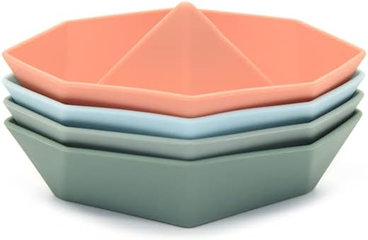 Miniatura 3 de 4 botes de origami, juguetes de baño para niños pequeños, juguetes de bañera para niños de 1, 2, 3, 4 años, regalos para niños y niñas, juguetes de