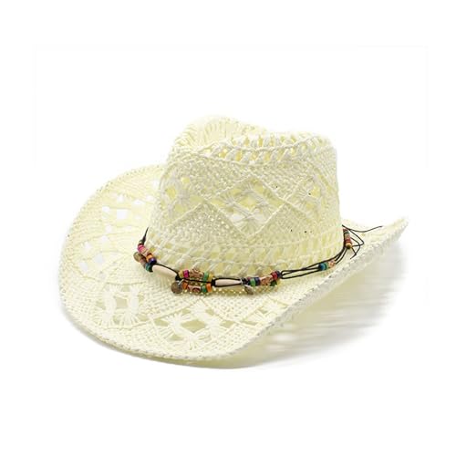 Chapeau Homme Printemps Été Sun Hats Sun Protective Summer Chapeau Cowboy Western Évasé pour...