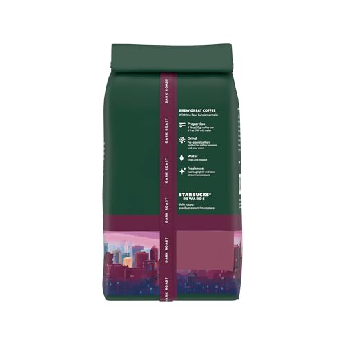 Starbucks Ground Coffee, Dark Roast Hot or Iced Coffee, Morning Joe, 12 oz - image 9