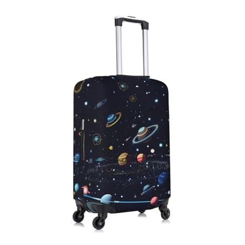 Star Constellation Map Tsa Approved Luggage Cover For 18-32 Inch Suitcases Scratch-Resistant Stretch Luggage Cover3
