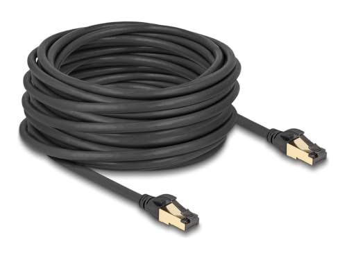 DeLOCK 80253 câble de réseau Noir 15 m Cat7 S/FTP (S-STP)