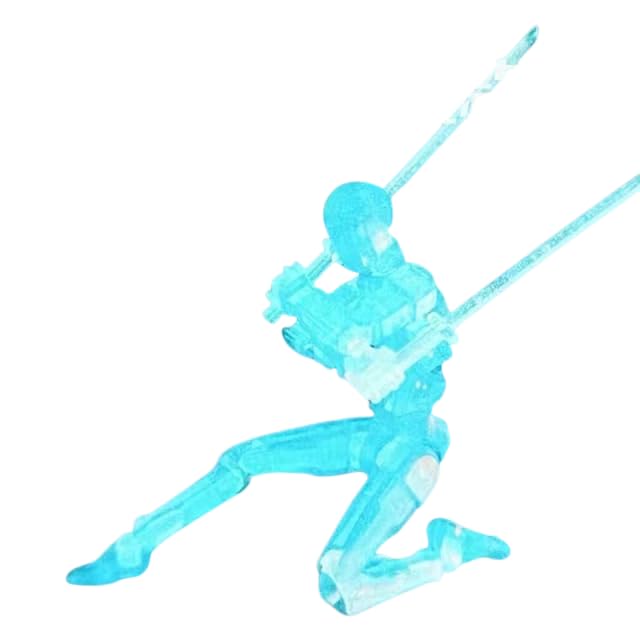 2026 New T13 Action Figure Set (Assembly Completed), 3D Printed Multi-Jointed Movable Nova 13 Dummy Robot, Titan 13 Action Figures Collectors Desktop Decorations for Game Lovers (Glowing)