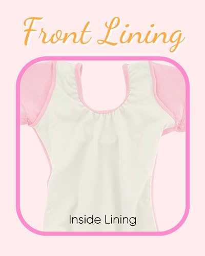 Dancina Girls Skirted Leotard Tutu Ballet Dance Dress Cotton Front Lined3