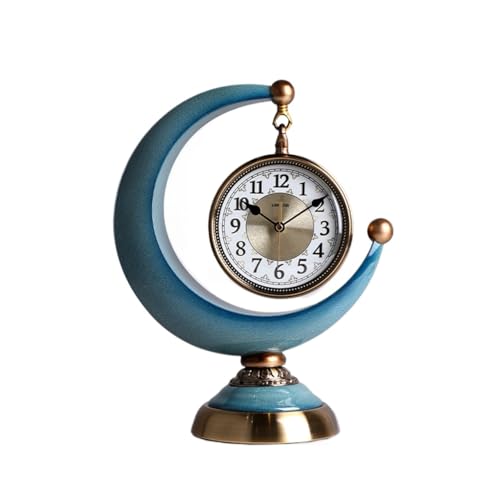 XHURWDZ643KM Reloj de Escritorio Reloj de Mesa de Lujo Ligero de Primera Calidad for el hogar, Sala de Estar, Colgante de sobremesa, Reloj de Escritorio fácil de Leer Relojes Mesa Decorativos