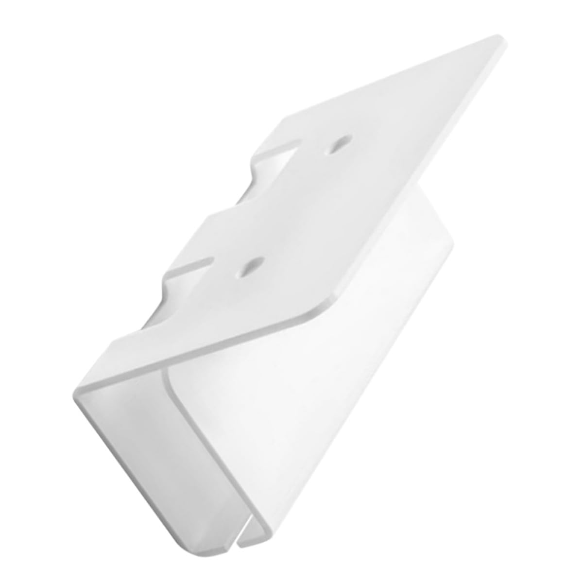 Porta Spazzolino Salvaspazio da in Acrilico Bianco Organizer Cavi e Design Minimalista per Bagno e Cucina