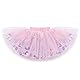 1. Geburtstag Mädchen Baby Outfit Schmetterling 1 Jahr Party Prinzessin Kleid Baumwolle Kurzarm Body Strampler Tutu Rock Krone Stirnband 3tlg Sommer Bekleidungsset Fotoshooting Kostüm Rosa 1 Jahr