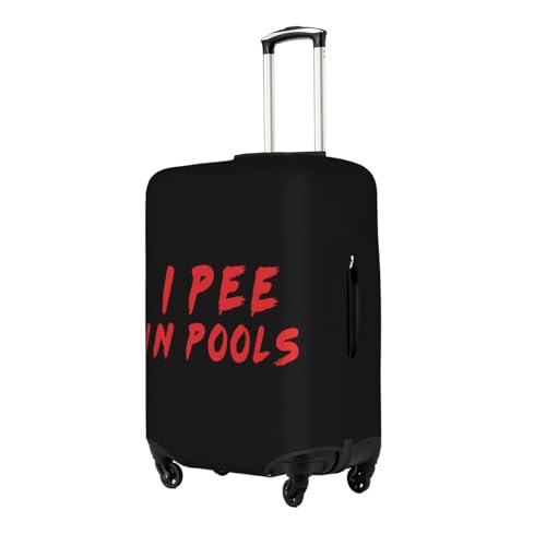 Travel Luggage Cover I Pee In Pools Fashion Washable Baggage Suitcase Protector Fit For Luggage X-Large2
