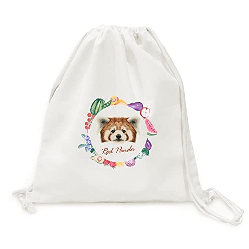 Sac fruits et légumes red panda pliable pour vos courses au marché