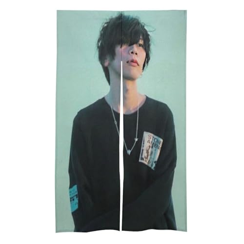 米津玄師北欧断熱のれん遮光仕切りカーテン断熱防寒のれん出入口壁仕切りカーテン四季応用家庭装飾のれん86x143cm