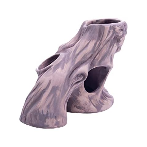 Taponukea Fish Tank Accessories Betta Fish Accessories Trunk Ornaments Cichlid Natural Breeding Hiding Aquarium Cave Decor Aquarium Decorations Cover