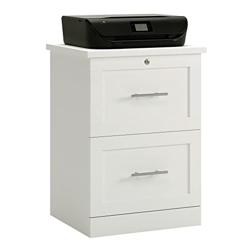 Realspace® 28-1/8 in. X 19 in Vertical 2-Drawer File Cabinet, White - Thumbnail 4