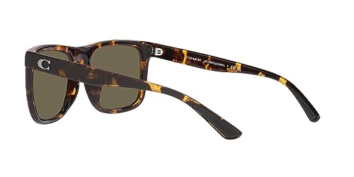 Image of Coach mens Hc8367u Universal Fit Square Sunglasses