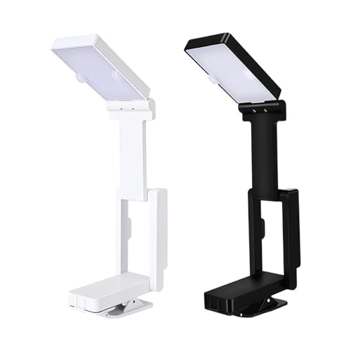 Luz de lectura de libros recargable USB y lámpara portátil plegable