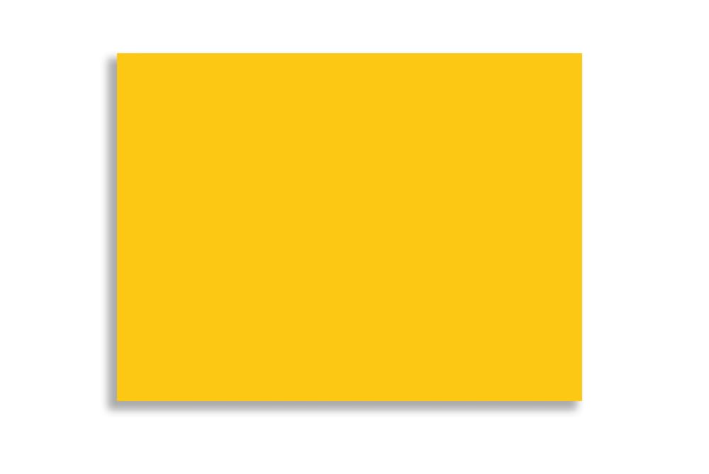Mehta Envelope Mfg Co Bright Yellow 14.60 cm x 10.80 cm (5.75" x 4.25") 120 GSM Thick Pack of 50 SKU : ME-728 1