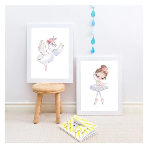 Décoration Enfants Toile Ballerine Résistante et sans Reflets - 6