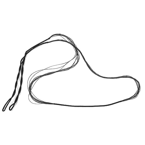 OHPHCALL 12 Strand String Black Recurve Hunting 57inch Bowstring Easy Length Adjustment