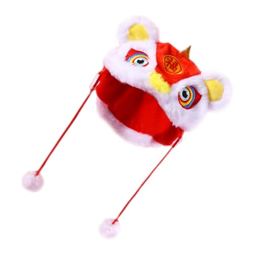 Happyyami Pet Hat for Dogs Cats Soft Cartoon Cap for Pet Photography Dress Up Comfortable Eye Catching Halloween Dog Cap Adorable Pet Accessory for Parties Everyday