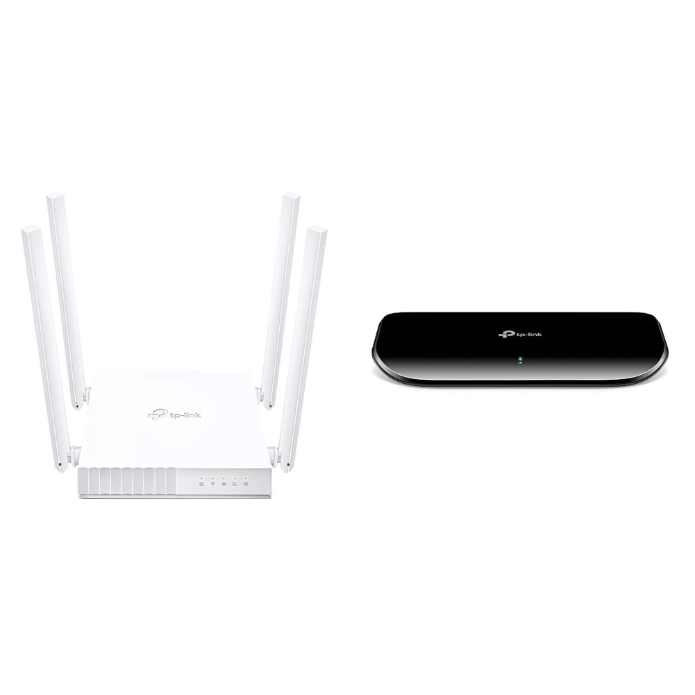 TP-Link Archer C24 AC750 Mbps Dual-Band, WiFi Wireless Router | Multi Mode | 4 Antennas | Ipv6 Suppo