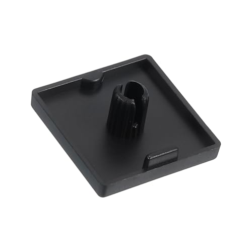 Image of uxcell 10Pcs Extruded End Cap Nylon, 20x20mm T-Slot Aluminum Profile 2020 European Standard End Cap Extrusion Plug for Trolley, Fish Tank Rack, Storage Rack, Black